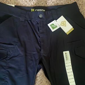 Mens First Tactical velocity in midnight Navy cargo pants 36x34